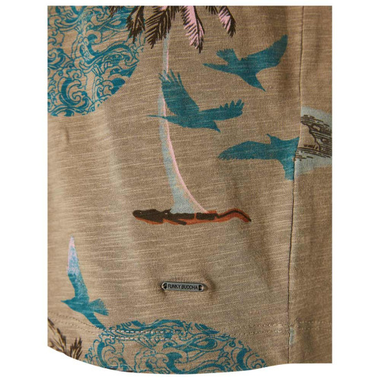 Funky Buddha Ανδρική κοντομάνικη μπλούζα Funky Buddha Ανδρική κοντομάνικη μπλούζα